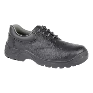 Grafters Mens Padded Collar 4 Eye Safety Shoes (10 UK) (Black)