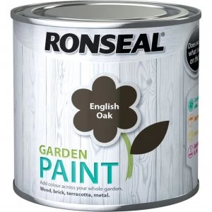 Ronseal General Purpose Garden Paint English Oak 250ml