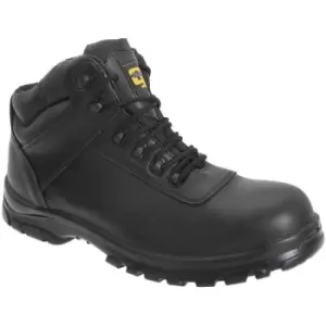 Grafters Mens Fully Composite Non-Metal Safety Hiker Type Boots (42 EUR) (Black) - Black