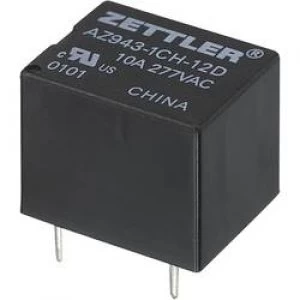 PCB relays 48 Vdc 15 A 1 change over Zettler Electronics