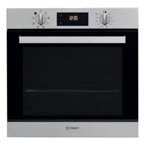 Indesit IFW6540PIX Built In Electric Single Oven in Stainless Steel 66L A Rat