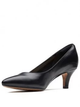 Clarks Linvale Jerica Heeled Shoes - Black