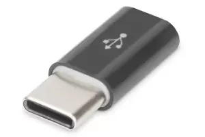 Digitus USB Type-C adapter, Type-C to micro B