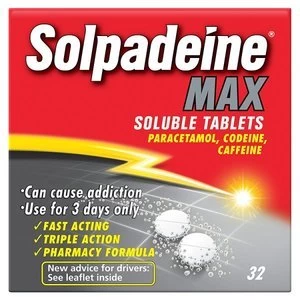 Solpadeine Max Soluble Pain Relief Tablets 32s