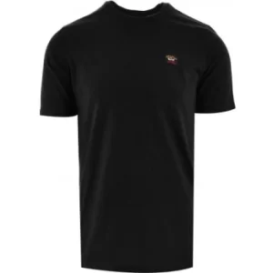 Paul and Shark Black Heritage Logo Egyptian Cotton T-Shirt