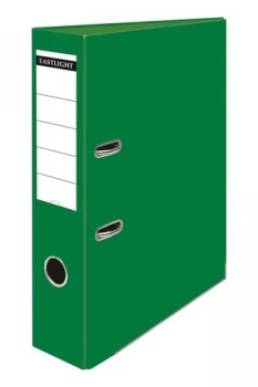 Lever Arch File Polypropylene A4 70mm Spine Width Green - Pack of 10