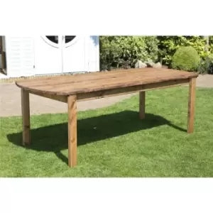 Charles Taylor Wooden Large Rectangular Garden Dining Table 8 Seater