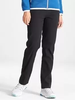Craghoppers Kiwi Pro Ii Trousers Long Length - Black, Size 14, Women