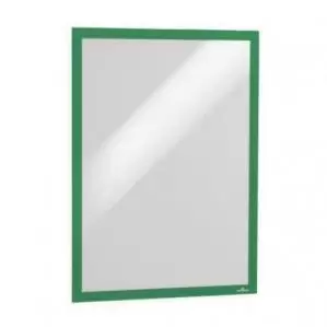 Durable DURAFRAME Self Adhesive A3 Green Pack of 6