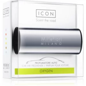 Millefiori Icon Oxygen car air freshener Metallo Shiny Blue