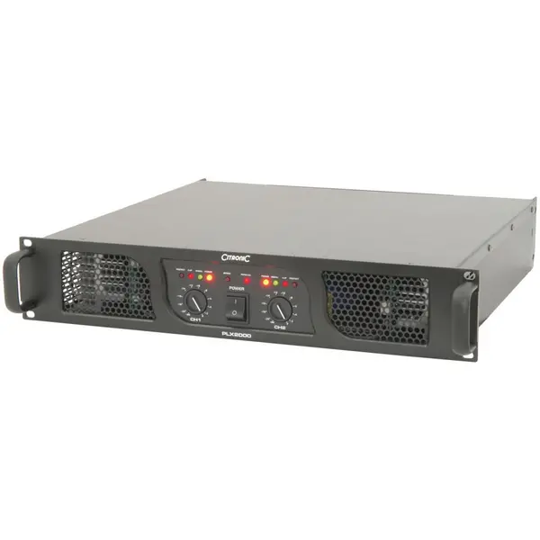 Citronic PLX2000 2U Rack Mount Power Amplifier, 2 x 700W @ 4 Ohms PLX2000