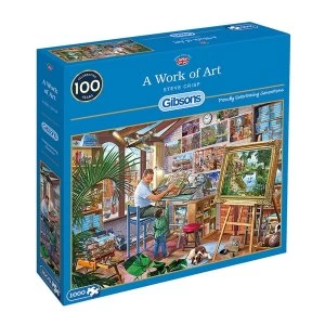 Gibsons Work of Art Jigsaw Puzzle - 1000 Pieces