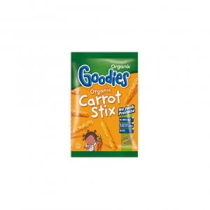 Organix Goodies Snacks Singles - Carrot Stix 15g