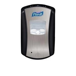 Original Purell LTX7 Automatic Touch Free Dispenser for use with Purell 700ml LTX Refills Chrome and Black
