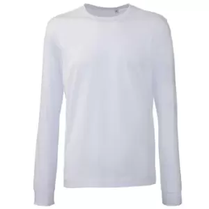 Anthem Mens Long-Sleeved T-Shirt (M) (White)