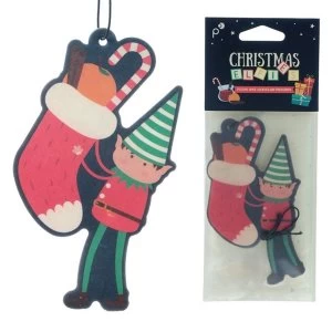 Christmas Elf Festive Spice Scented (Pack Of 6) Air Freshener