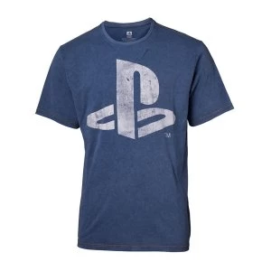 Sony - Logo Mens Medium T-Shirt - Blue