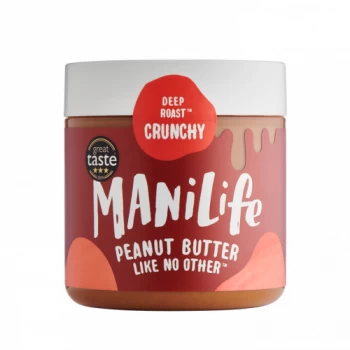 ManiLife Deep Roast Crunchy Peanut Butter - 295g (Case of 6)