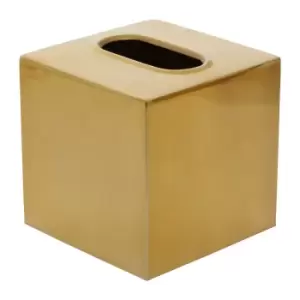 Gold Metal Tissue Box