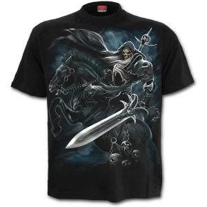 Grim Rider Mens Large T-Shirt - Black