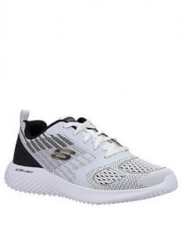 Skechers Arch Fit Slip On Shoe - Black/White, Size 11, Men