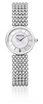 Michel Herbelin Womens Perle Silver Bracelet Mother Watch