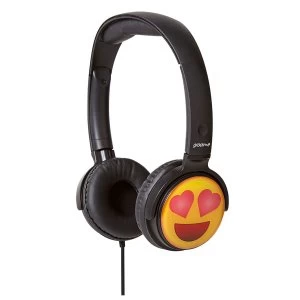 Groov-e EarMOJIs Heart Eyes Face Kids Headphones