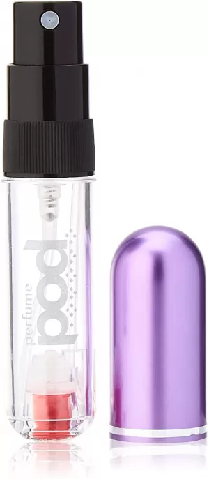 Perfume Pod Pure Refillable Atomiser Unisex Purple 5ml