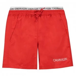 Calvin Klein Calvin Double Band Swim Shorts - High Risk