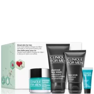 Clinique Great Skin For Him Mens Skincare Gift Set (Worth £59.81)