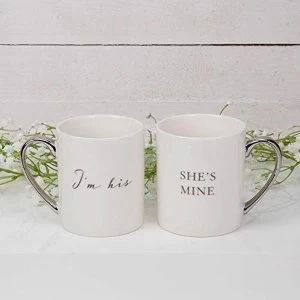 Amore By Juliana Mug Gift Set Pair - I'm His She's Mine