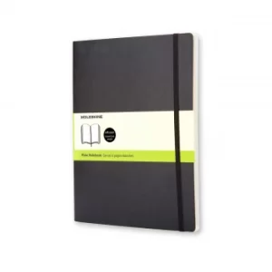 Moleskine Soft Cover Plain Notebook Extra Large 192 Pages 96 Sheets, Plain