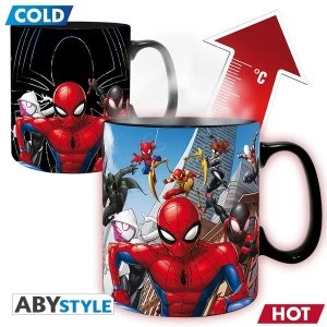 Marvel - Spider Man Heat Change Mug