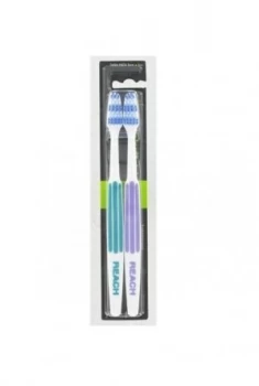 Listerine Reach Interdental Toothbrush Full Twin Pack Firm