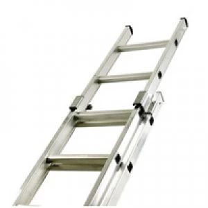 Slingsby Aluminium Double Section Push Up 16 Rung Ladder 323139