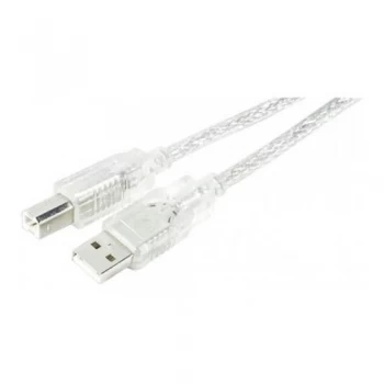 Usb 2.0 A To B Cable Translucent 3m
