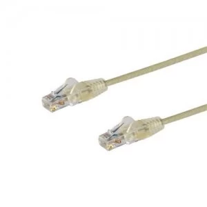1m Grey Slim CAT6 Patch Cable