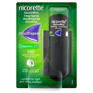 Nicorette 1mg QuickMist Fresh Mint Mouth Spray Single Pack