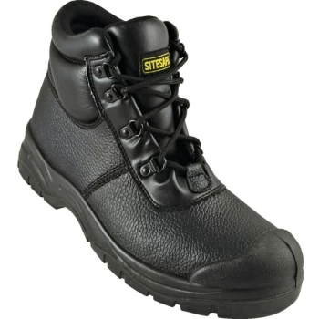 S1P SRC Black Chukka Safety Boots - Size 5 - Sitesafe