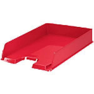 Rexel Letter Tray Choices Plastic Red 25.4 x 35 x 6.1 cm