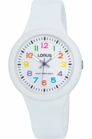 Childrens Lorus Soft white silicone strap Watch RRX43EX9