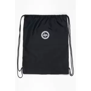 Hype Crest Drawstring Bag (One Size) (Black)