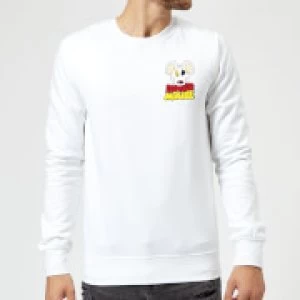 Danger Mouse Pocket Logo Sweatshirt - White