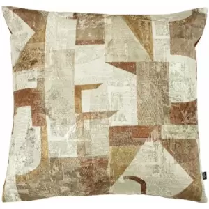 Ashley Wilde Neutra Jacquard Cushion Cover (50cm x 50cm) (Sunstone/Terracotta) - Sunstone/Terracotta