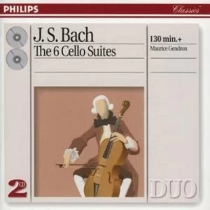 6 Cello Suites Gendron by Johann Sebastian Bach CD Album
