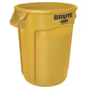 Brute Round Container 121.1L Yellow