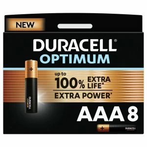 Duracell Optimum AAA Batteries 8 Pack