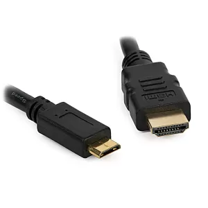 VCOM HDMI 1.4 (M) to HDMI Mini 1.4 (M) 3m Grey Retail Packaged Display Cable