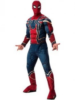 Disney Avengers 4 Deluxe Mens Iron Spider Costume, One Colour, Size XL, Men