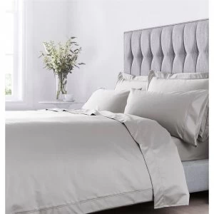 Hotel Collection Hotel 1000TC Egyptian Cotton Square Pillowcase - Light Grey